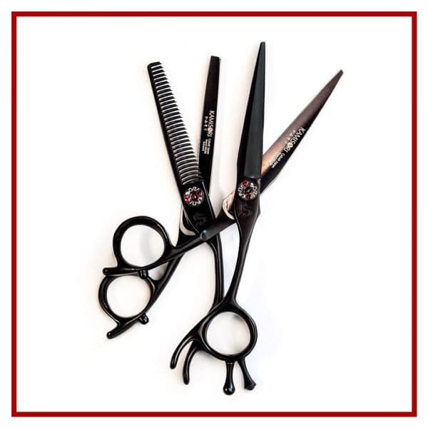 Kit de ciseaux Kamisori Black Diamond III